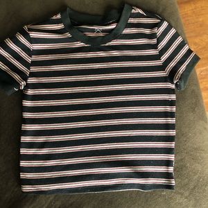 Pacsun striped crop top